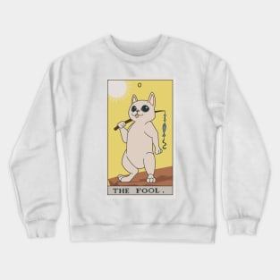 Cat Tarot Card - The Fool Crewneck Sweatshirt